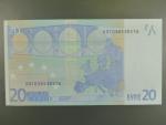 20 Euro 2002 s.X, Německo, podpis Jeana-Clauda Tricheta, P016 tiskárna Giesecke a Devrient, Německo