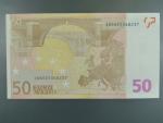 50 Euro 2002 s.Z, Belgie, podpis Jeana-Clauda Tricheta, T014 tiskárna Belgie