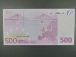 500 Euro 2002 s.X, Německo, podpis Willema F. Duisenberga, R012 tiskárna Bundesdruckerei, Německo