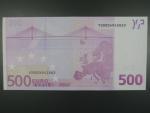500 Euro 2002 s.Y, Řecko, podpis Willema F. Duisenberga, R005 tiskárna Bundesdruckerei, Německo