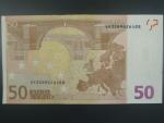 50 Euro 2002 s.V, Španělsko, podpis Jeana-Clauda Tricheta, M040 tiskárna Fábrica Nacional de Moneda , Španělsko