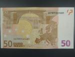 50 Euro 2002 s.X, Německo, podpis Jeana-Clauda Tricheta, G032 tiskárna Koninklijke Joh. Enschedé, Holandsko