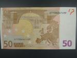50 Euro 2002 s.X, Německo, podpis Jeana-Clauda Tricheta, G030 tiskárna Koninklijke Joh. Enschedé, Holandsko