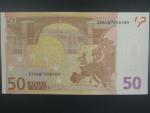 50 Euro 2002 s.X, Německo, podpis Jeana-Clauda Tricheta, P030 tiskárna Giesecke a Devrient, Německo