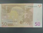 50 Euro 2002 s.Z, Belgie, podpis Jeana-Clauda Tricheta, T026 tiskárna Belgie