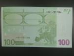 100 Euro 2002 s.S, Itálie, podpis Willema F. Duisenberga, J007 tiskárna Istituto Poligrafico e Zecca dello Stato, Itálie