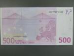 500 Euro 2002 s.X, Německo, podpis Jeana-Clauda Tricheta, R008 tiskárna Bundesdruckerei, Německo