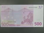 500 Euro 2002 s.X, Německo, podpis Jeana-Clauda Tricheta, R010 tiskárna Bundesdruckerei, Německo