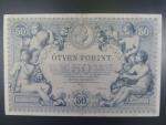 50 Gulden 1.1.1884, mimořádně dobrá kvalita