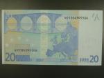 20 Euro 2002 s.H, Slovinsko, podpis Jeana-Clauda Tricheta, G010 tiskárna Koninklijke Joh. Enschedé, Holandsko