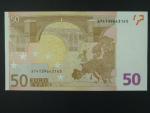 50 Euro 2002 s.X, Německo, podpis Jeana-Clauda Tricheta, G033 tiskárna Koninklijke Joh. Enschedé, Holandsko