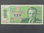100 Kčs 1989 s. A 18