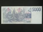 5000 Kč 1993 s. A 14, Baj. CZ 9, Pi. 9