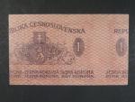 1 Kč 15. 4. 1919, s.161 chybotisk s velkým posunem řezu do další bankovky