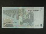 5 Euro 2002 s.P, Holandsko, podpis Jeana-Clauda Tricheta, E010 tiskárna F. C. Oberthur, Francie