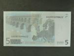 5 Euro 2002 s.U, Francie, podpis Willema F. Duisenberga, , L002 tiskárna  Banque de France, Francie