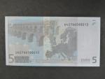 5 Euro 2002 s.U, Francie, podpis Jeana-Clauda Tricheta, L030 tiskárna  Banque de France, Francie