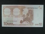 10 Euro 2002 s.X, Německo, podpis Mario Draghi, E008 tiskárna F. C. Oberthur, Francie