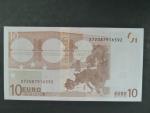 10 Euro 2002 s.X, Německo, podpis Mario Draghi, P017 tiskárna Giesecke a Devrient, Německo