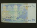 20 Euro 2002 s.M, Portugalsko, podpis Willema F. Duisenberga, , U004 tiskárna  Valora - Banco de Portugalsko, Portugalsko