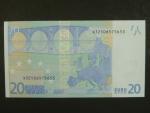 20 Euro 2002 s.X, Německo, podpis Jeana-Clauda Tricheta, P017 tiskárna Giesecke a Devrient, Německo