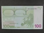 100 Euro 2002 s.P, Holandsko, podpis Willema F. Duisenberga, G002 tiskárna Koninklijke Joh. Enschedé, Holandsko 