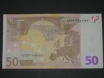 50 Euro 2002 s.X, Německo, podpis Willema F. Duisenberga, P009  tiskárna Giesecke a Devrient, Německo