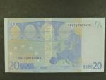 20 Euro 2002 s.Y, Řecko, podpis Mario Draghi, N007 tiskárna Řecko