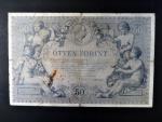 50 Gulden 1.1.1884, skvrnky