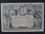 5 Gulden 1.1.1881 série Yk 13, Ri. 144