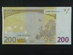 200 Euro 2002 s.Z, Belgie, podpis Mario Draghi, T002 tiskárna Belgie