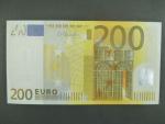 200 Euro 2002 s.X, Německo, podpis Mario Draghi, E003 tiskárna F. C. Oberthur, Francie 