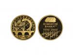 2000, Česká mincovna, zlatá medaile k 10.výročí Komerční banky, Au 0,986, 6.98 g, náklad 4500 ks, etue, certifikát