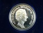 Ag medaile - Astrid Reine des Belges, Ag 0,925, 11,5 g, průměr 30mm, náklad 2500ks, certifikát, etue