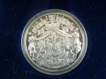Ag medaile - Philippe Prince de Belgique, Ag 0,925, 11,5 g, průměr 30mm, náklad 7500ks, certifikát, etue