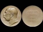 Rakousko (Austria). Bronzová pamětní medaile VIRIBUS UNITIS , sign. Hartig, průměr 60 mm