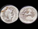 Řím - Republika : M.Lucili , 90 př.Kr., AR-denar
