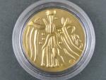 2001, Česká mincovna, zlatá medaile zlatý statér, Au 0,999, 7,78g, náklad 500 ks, etue, certifikát