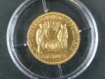 2000, Česká mincovna, zlatá medaile Octavian Augustus - mince z roku 0, Au 0,999, 6,22g, náklad 500 ks, etue