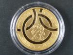 2008, Česká mincovna, zlatá medaile OH Peking, Au 0,999,9, 7,78g, náklad 500 ks, etue