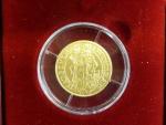 2004, Česká mincovna, zlatá medaile Dukát se sv. Václavem, Au 0,986, 3,49g, náklad 500 ks, etue, certifikát