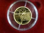 1998, Česká mincovna, zlatá medaile Lady Diana, Au 0,999,9, 3,49g, náklad 1000 ks, etue etue