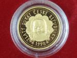 1998, Česká mincovna, zlatá medaile 1 Dukát 1998, Au 0,999,9, 3,49g, náklad 1000 ks, etue