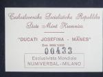 Dukátová medaile Josef Mánes, raženo v Kremnici 1971, Au 986/1000, certifikát, originální balení