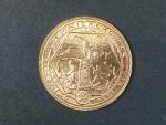 Dukátová medaile Oživení kremnického baníctva, raženo v Kremnici 1971, Au 986/1000, certifikát, originální balení