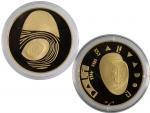2004, Česká mincovna, J.Jelínková - zlatá medaile Salvádor Dalí, Au 0,999, 31,1g (1 UNZ), průměr 37mm, náklad 100 ks číslovaná na hraně č. 41