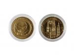 2004, Česká mincovna, V.Oppl/F.Doubek - zlatá medaile s motivem 20 Kč 2000, Au 0,999, 15,56g (1/2 UNZ), průměr 26mm, náklad 500 ks