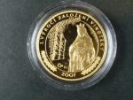 2007, pamětní 2 dukátová medaile U královny Elišky, Au 999,9, 7,78g, číslovaná č.69, náklad 70ks, etue, certifikát