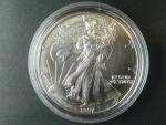 1 $ 1997 Liberty, 1 OZ Ag