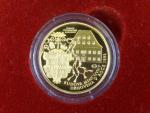 1998, Česká mincovna, zlatá medaile Karel Zeman - Znovuotevření mincovny v Kroměříži, Au 0,986, 7,78g, náklad 100 ks číslovaných (číslo 020), etue